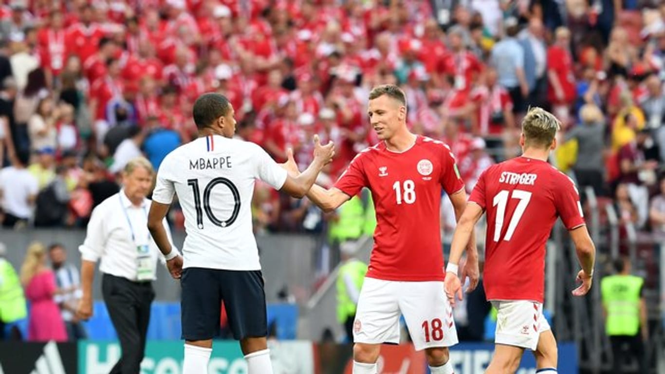 Die Franzosen und die Dänen trennten sich 0:0.