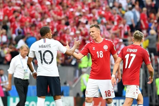 Die Franzosen und die Dänen trennten sich 0:0.