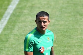 Australiens Tim Cahill stand bei vier WM-Turnieren auf dem Platz.