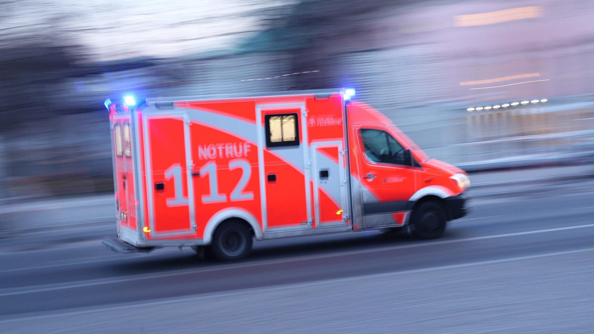 Ein Notarztwagen: Der 78-Jährige kam ins Krankenhaus. (Archivbild) Ein Notarztwagen: Der 78-Jährige kam ins Krankenhaus. (Archivbild)