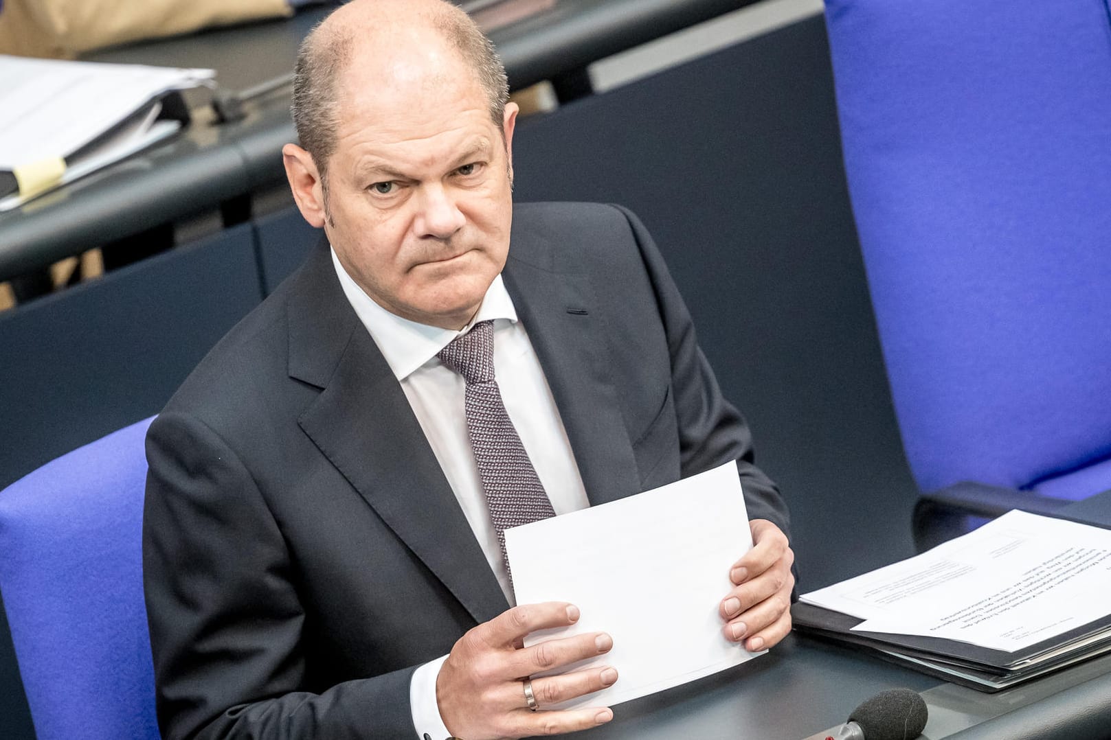 Finanzminister Olaf Scholz (SPD) im Bundestag: Durch das Baukindergeld und den sozialen Wohnungsbau könnte es zu deutlichen Mehrausgaben im nächsten Haushalt kommen.