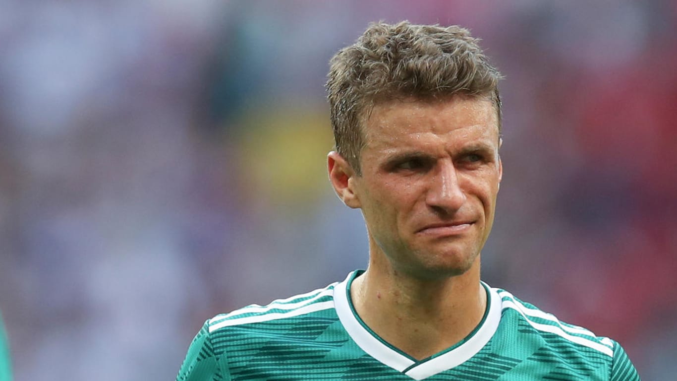 Bodenlose Enttäuschung: Thomas Müller nach der Niederlage gegen Südkorea.
