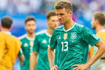Komplett aufgelöst: Thomas Müller nach dem 0:2 gegen Südkorea.