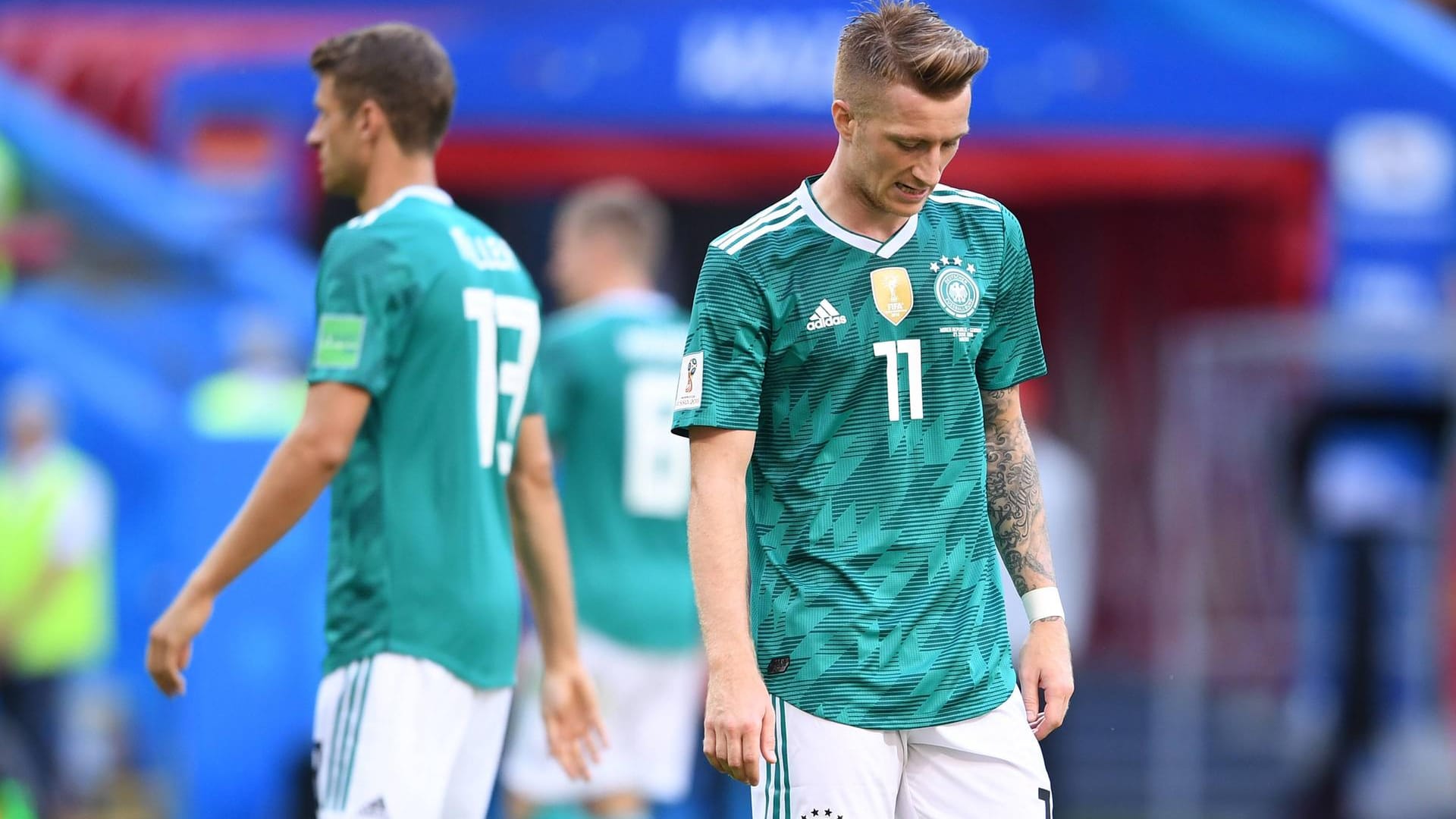 Die Trauer sitzt tief: Für Deutschland ist die WM vorzeitig beendet. Die Trauer sitzt tief: Für Deutschland ist die WM vorzeitig beendet.