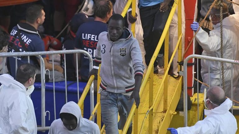 234 Migranten wurden in Malta an Land gebracht.