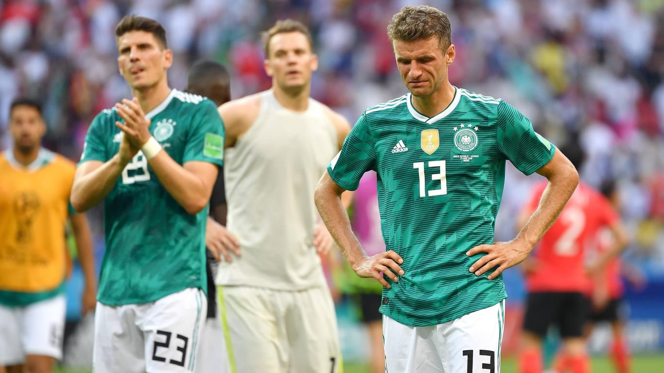 Thomas Müller ist nach der Partie gegen Südkorea frustriert: Für ihn und seine Teamkollegen hat das WM-Aus auch finanzielle Auswirkungen.