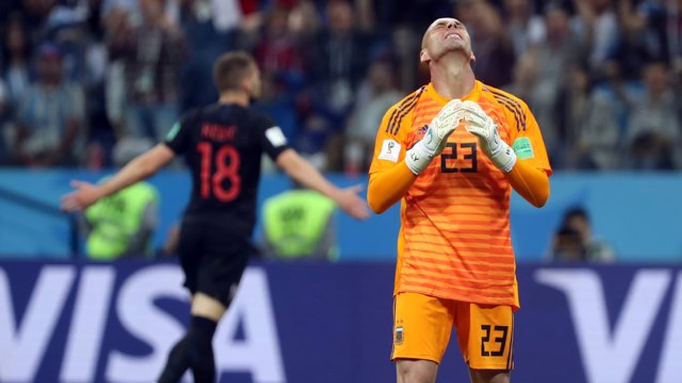 Torwart Wilfredo Caballero aus Argentinien erhielt nach seinem Patzer Drohungen.