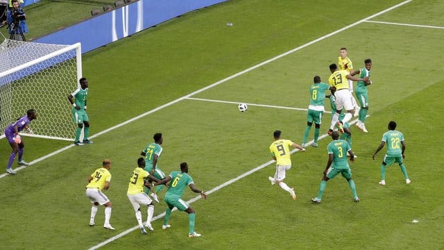 Yerry Mina (oben, 3.