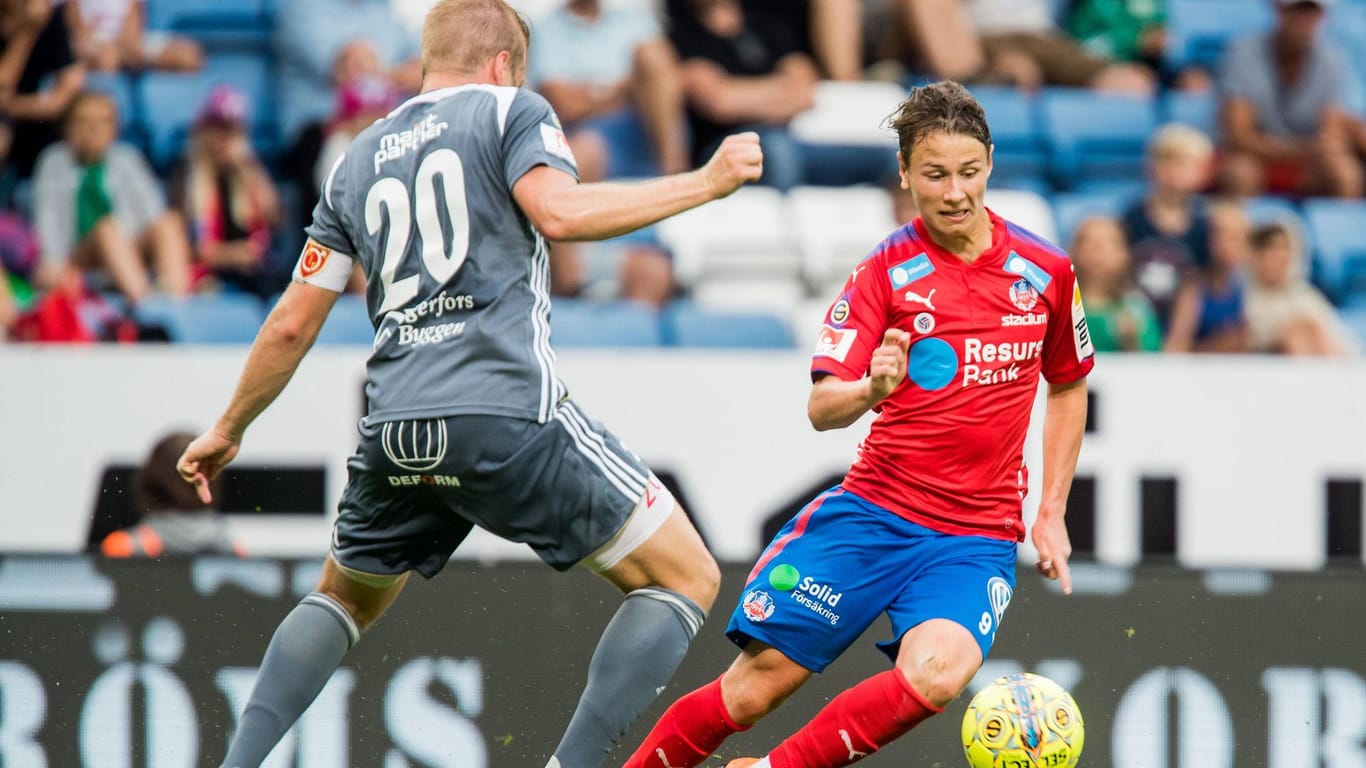 Fixpunkt im Angriff: Alex Timossi Andersson (r.) in der Offensive für Helsingborg.