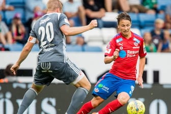 Fixpunkt im Angriff: Alex Timossi Andersson (r.) in der Offensive für Helsingborg.