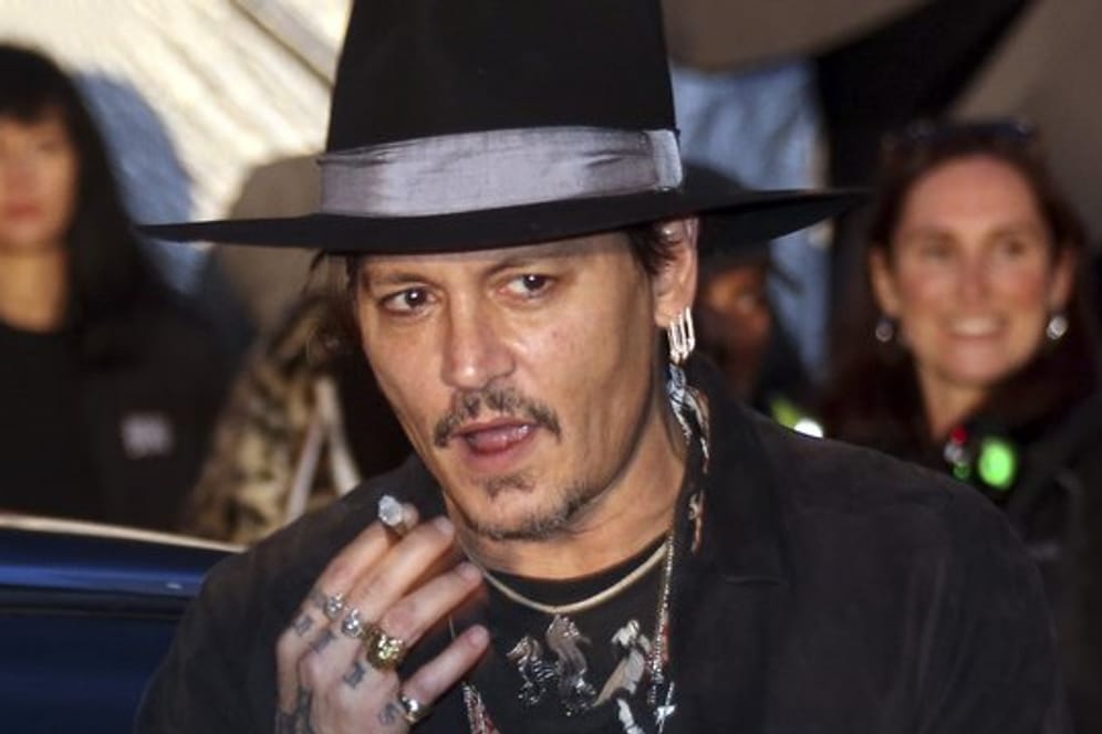 Johnny Depp 2017 beim Glastonbury Festival.