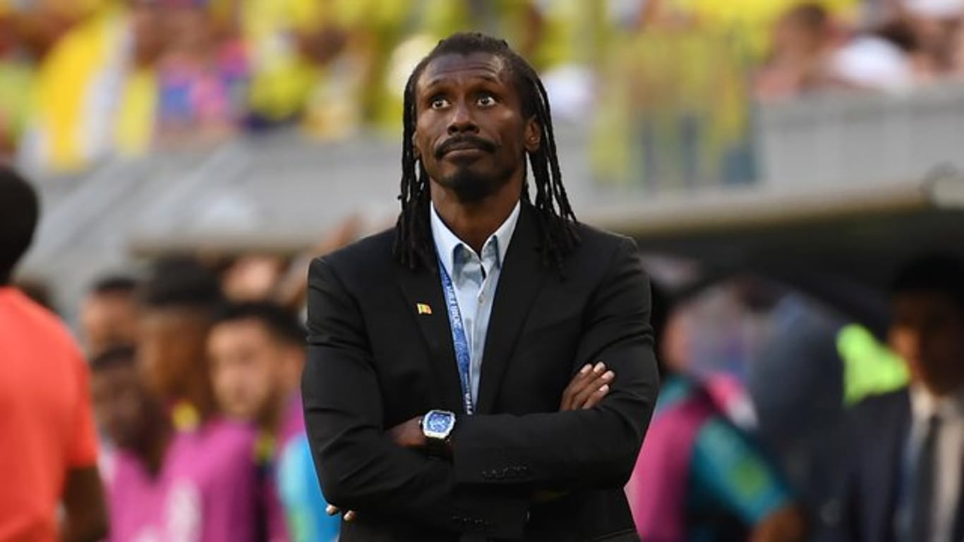 Trainer Aliou Cissé schied mit dem Senegal aus.