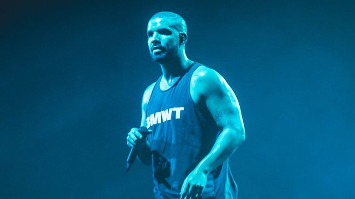 Rapper Drake 2017 bei einem Konzert in London.
