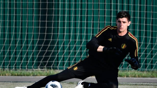 Sicherer Rückhalt: Belgiens Torwart Thibaut Courtois.