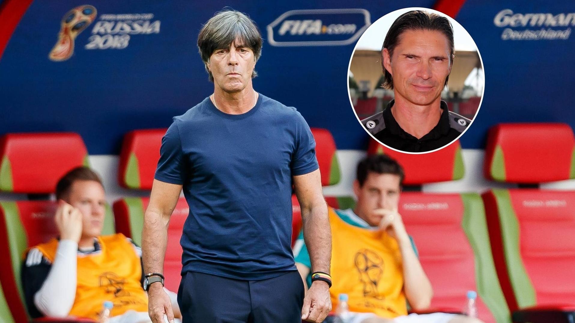 Klare Meinung zu Bundestrainer Joachim Löw: Thomas Brdaric (r.).