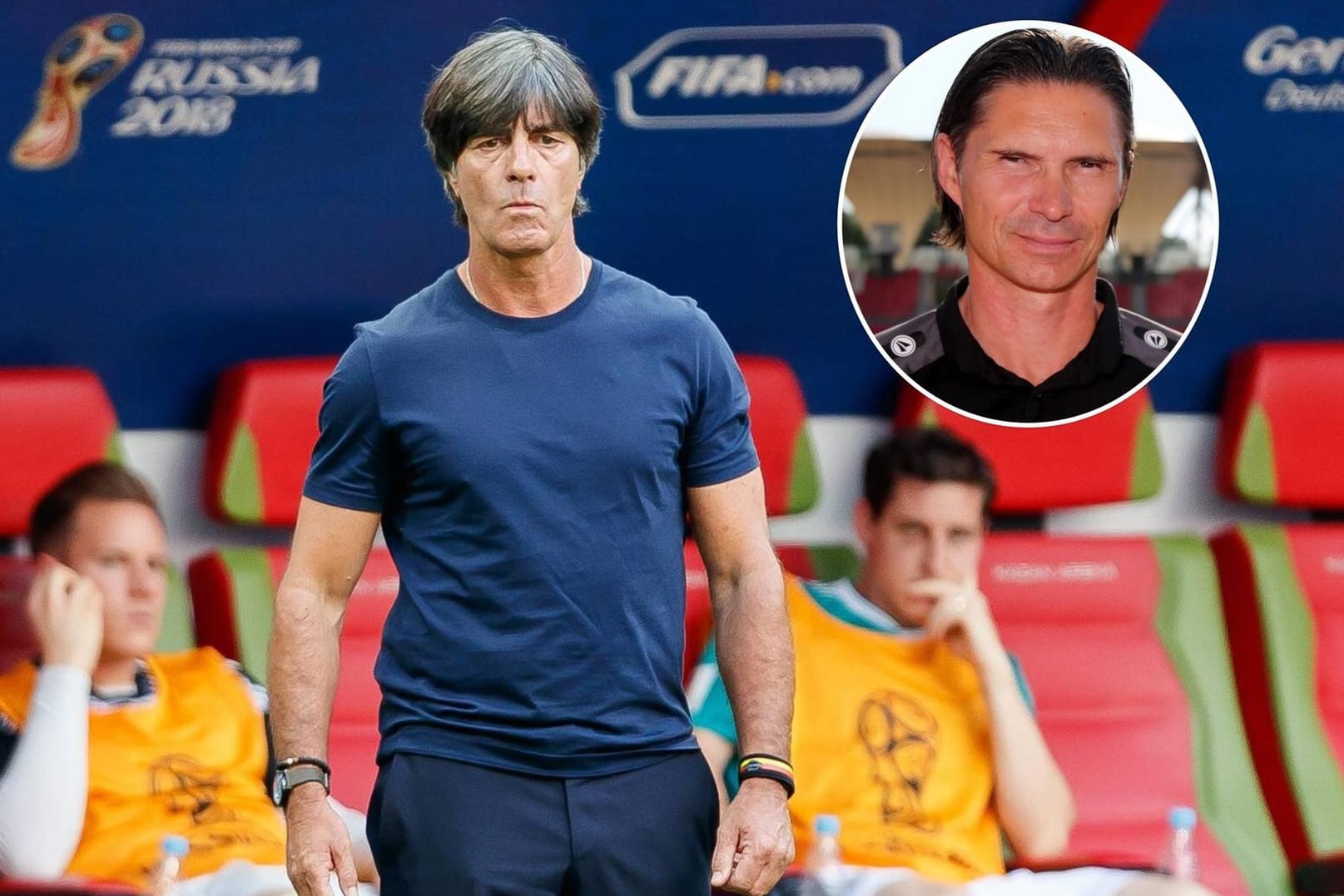 Klare Meinung zu Bundestrainer Joachim Löw: Thomas Brdaric (r.).