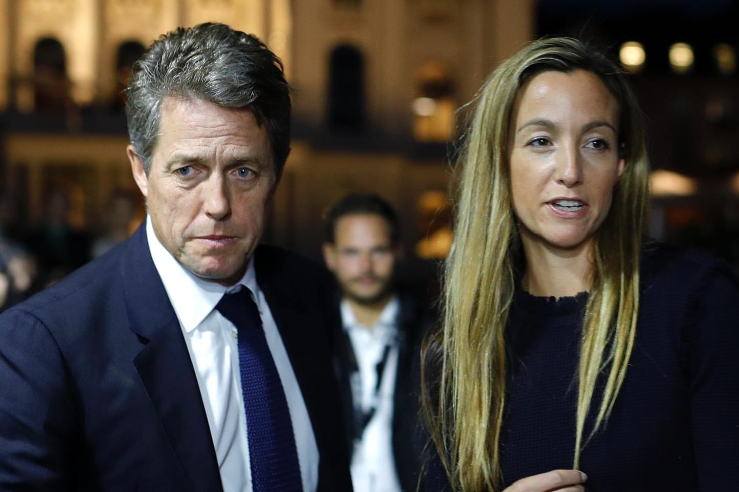 Hugh Grant und Anna Eberstein: In Paris haben sie ihre Flitterwochen verbracht.