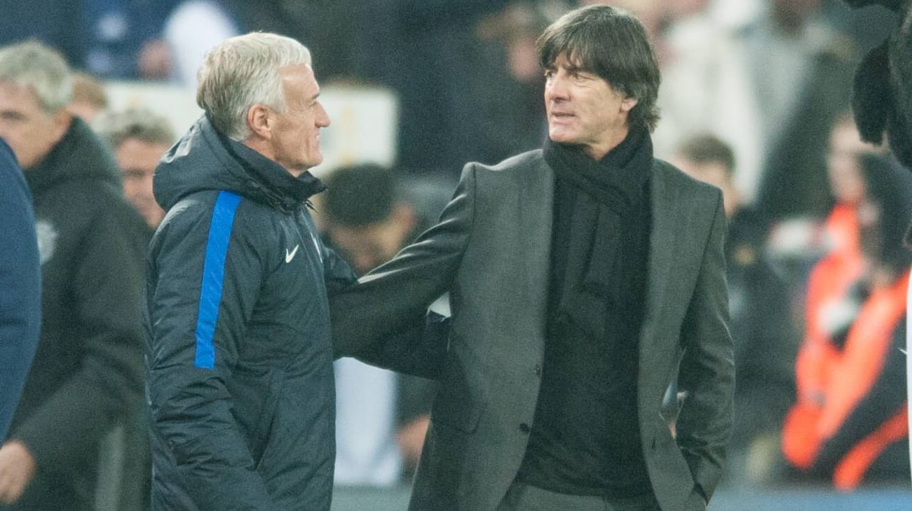 Taktisch gibt es zwischen Didier Deschamps und Joachim Löw wenig Ähnlichkeiten. Sonst verbindet die beiden jedoch viel.