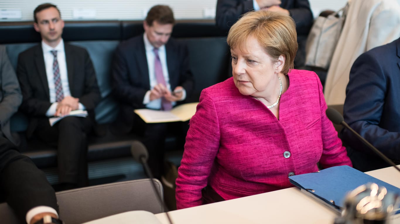 Angela Merkel (CDU): Das traditionelle Unionsbündnis droht zu zerbrechen.