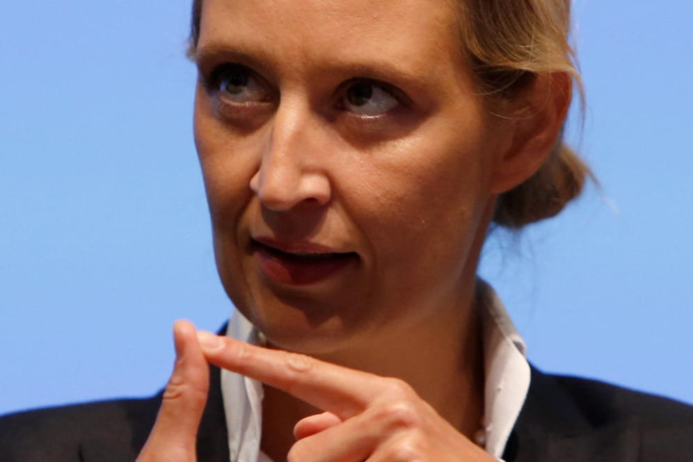 AfD-Chefin Alice Weidel: Denkt über eine Koalition mit der CSU in Bayern nach.