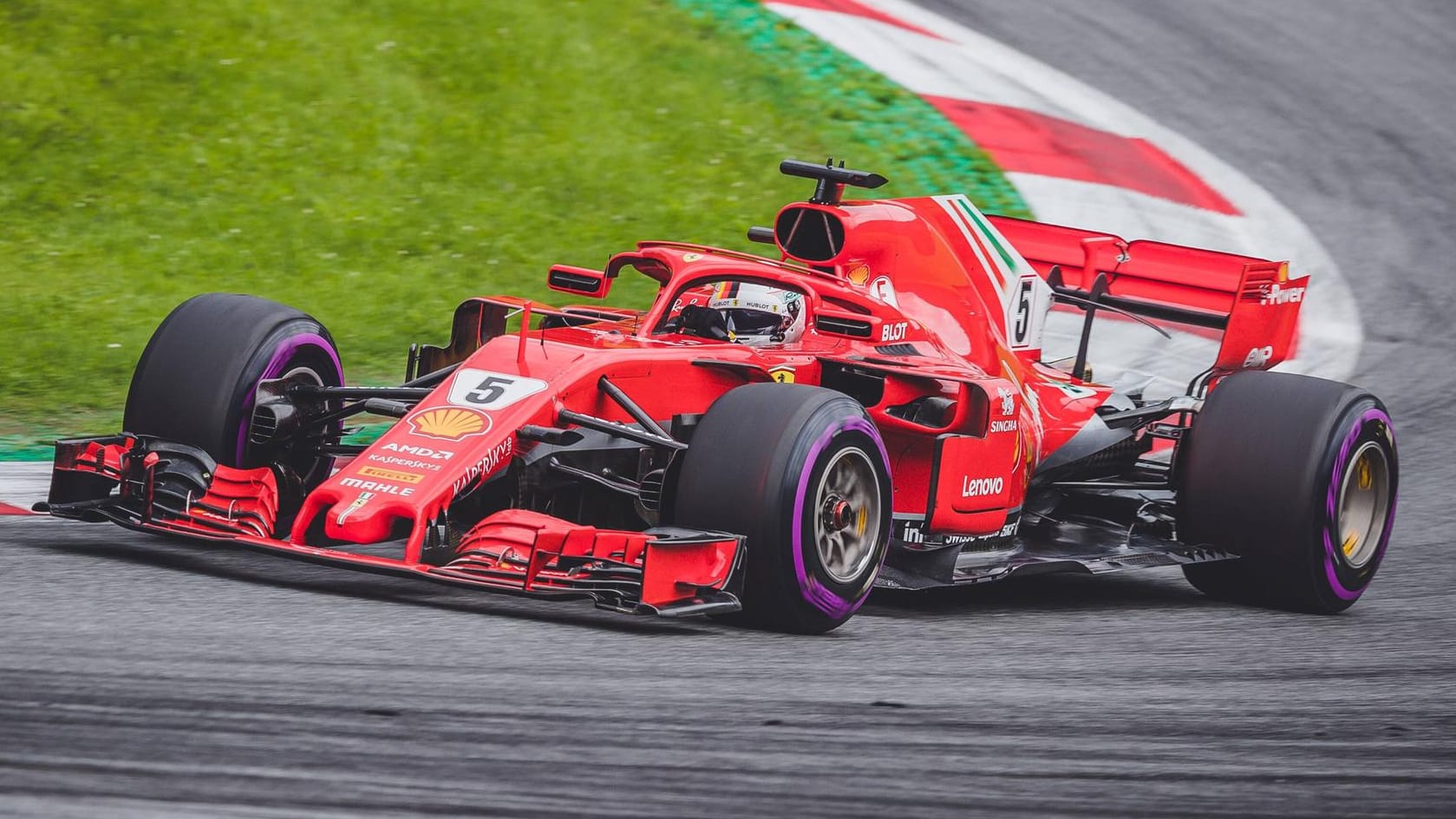 Sebastian Vettel auf dem Red-Bull-Ring in Spielberg.