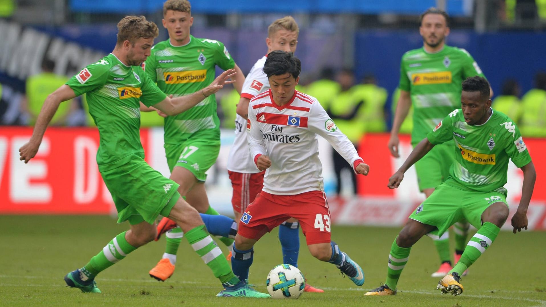 Starkes Jahr: Tatsuya Ito (M.) gehörte zu den wenigen Lichtblicken beim HSV.