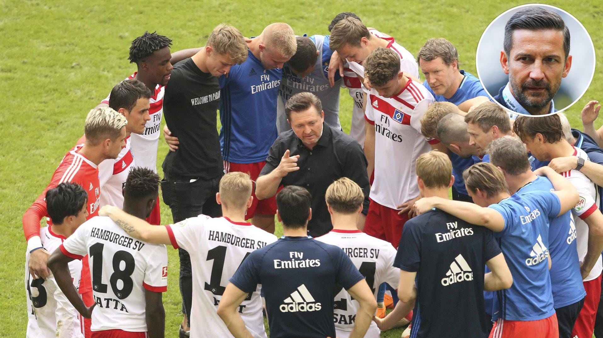 Kritischer Beobachter: Joe Zinnbauer (r.) verfolgt seinen Ex-Klub HSV weiter.