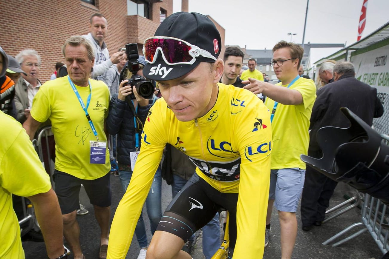 Umstrittener Rad-Star: Der Brite Chris Froome.