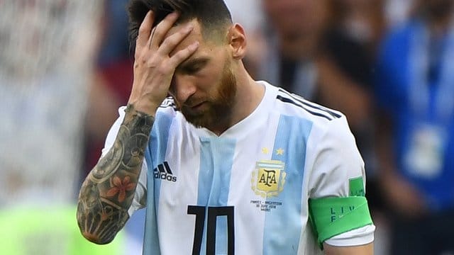 Für Argentiniens Superstar Lionel Messi ist die WM in Russland beendet.