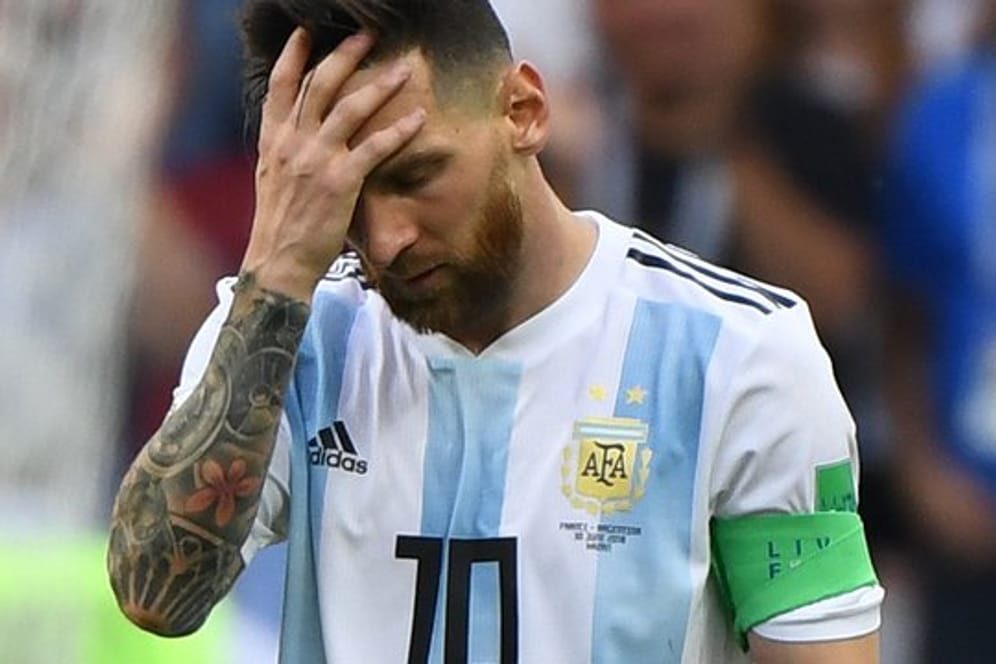 Für Argentiniens Superstar Lionel Messi ist die WM in Russland beendet.