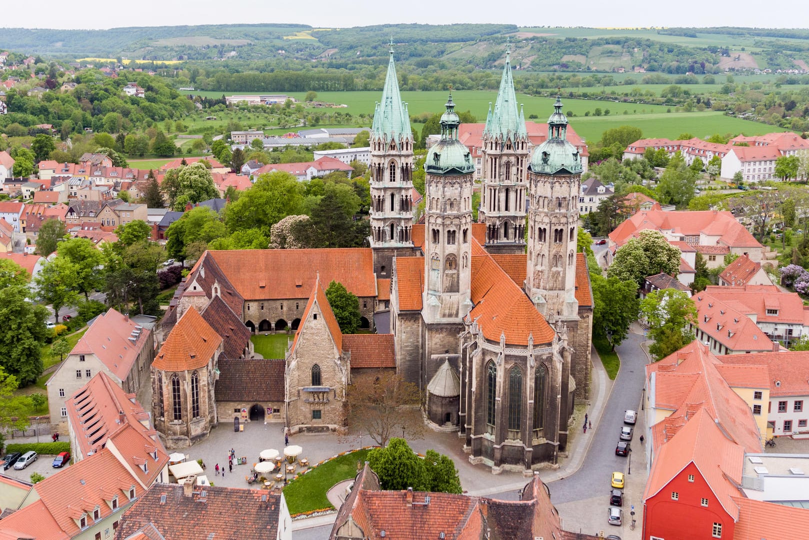 Der Naumburger Dom: Der Bau aus dem 13. Jahrhundert steht im Zentrum der Altstadt.