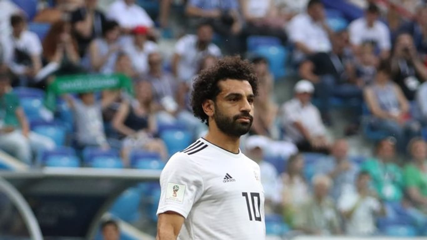 Stürmerstar Mohamed Salah scheiterte mit Ägypten früh bei der WM.