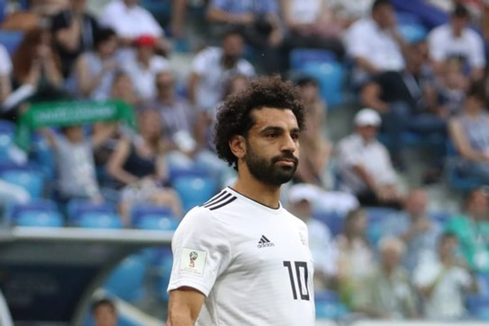 Stürmerstar Mohamed Salah scheiterte mit Ägypten früh bei der WM.