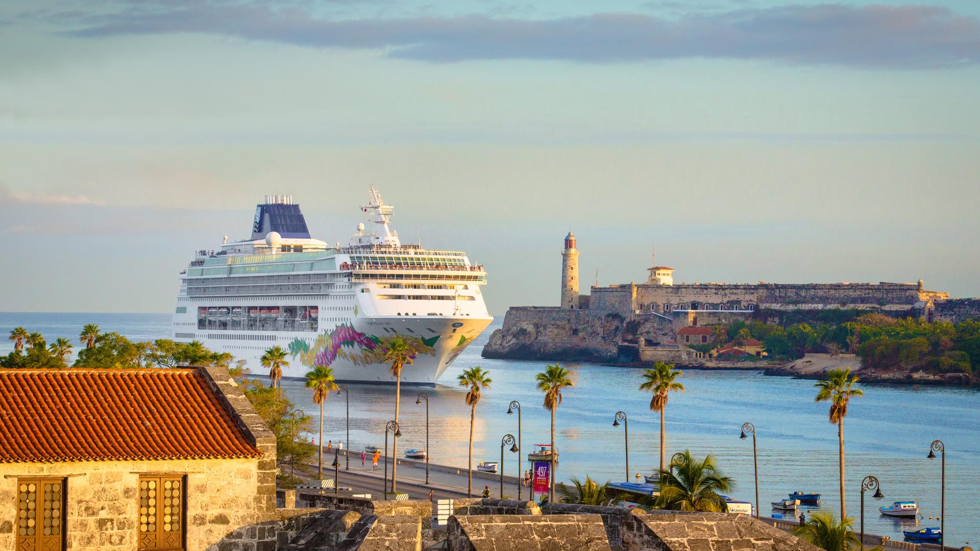 Mit einem Kreuzfahrtschiff von Miami nach Havanna: Ein Besatzungsmitglied ist bei der Seereise über Bord gefallen. Mit einem Kreuzfahrtschiff von Miami nach Havanna: Ein Besatzungsmitglied ist bei der Seereise über Bord gefallen.