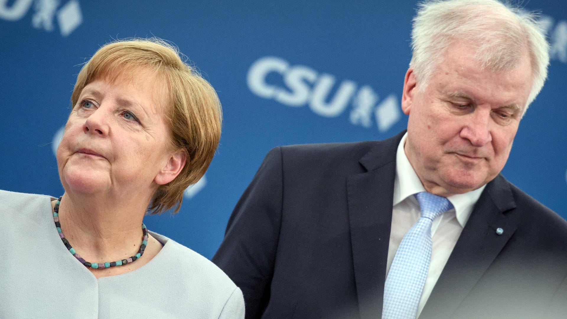 Angela Merkel und Horst Seehofer