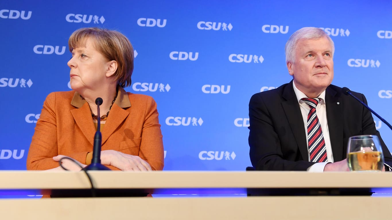Hoffnungslos zerstritten: Kanzlerin Angela Merkel und Innenminister Horst Seehofer.