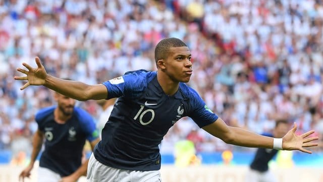 Könnte nach der Ära Messi/Ronaldo der neue Weltstar werden: Kylian Mbappe aus Frankreich.