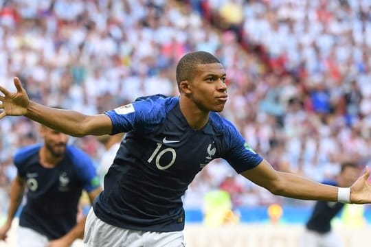 Könnte nach der Ära Messi/Ronaldo der neue Weltstar werden: Kylian Mbappe aus Frankreich.