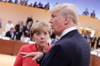 US-Präsident Donald Trump ist sauer: Deutschland unter Kanzlerin Merkel habe zu niedrige Verteidigungsausgaben.