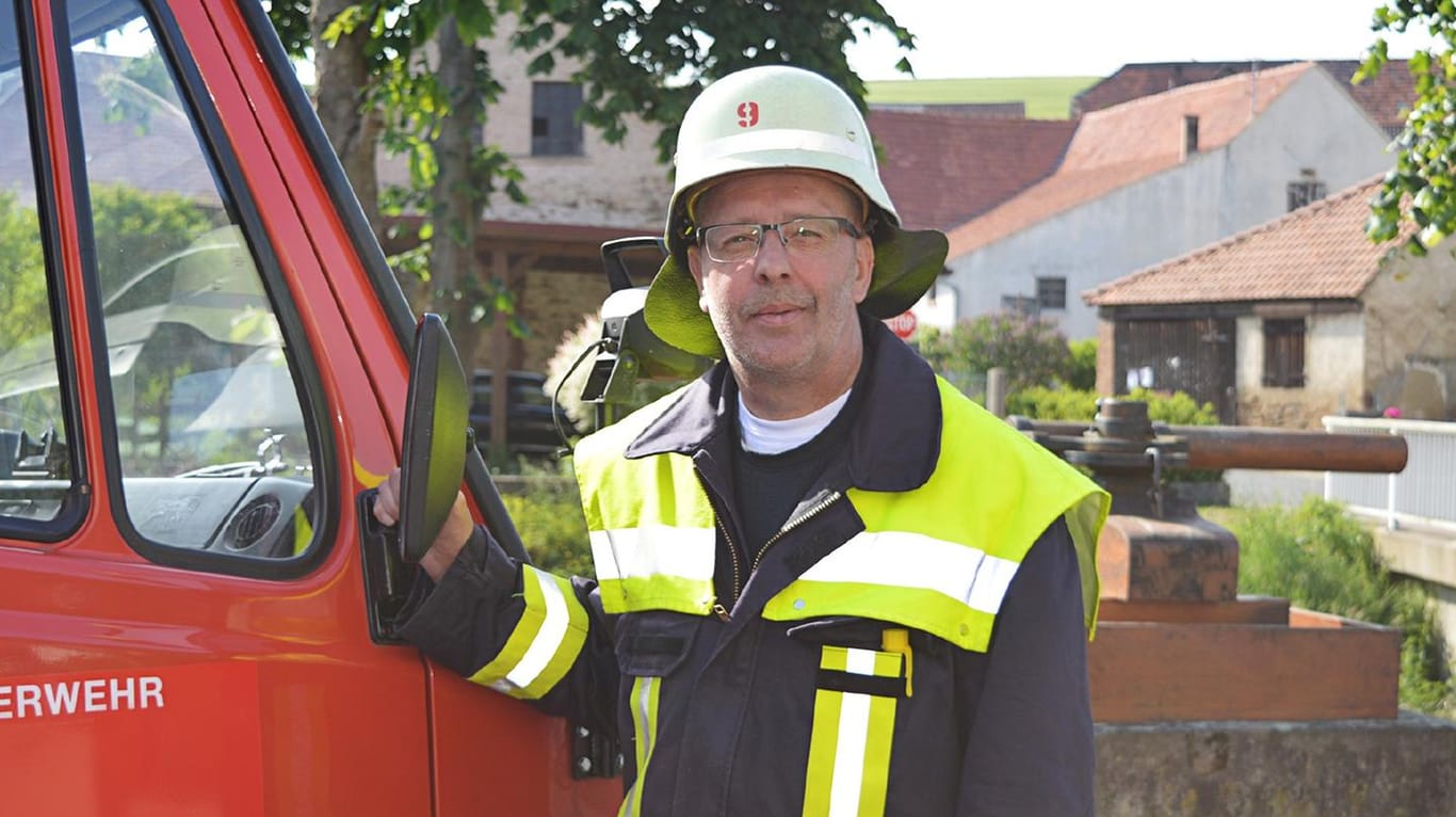 Waldemar: Der 54-Jährige engagiert sich in der freiwilligen Feuerwehr.