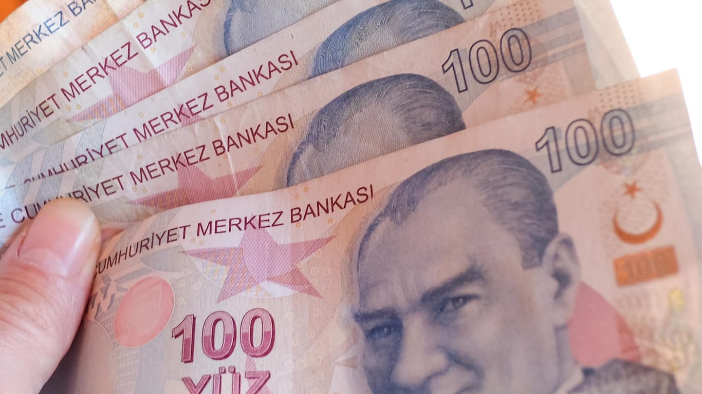 Türkische Lira: In der Türkei ist die Inflation erneut drastisch angestiegen.