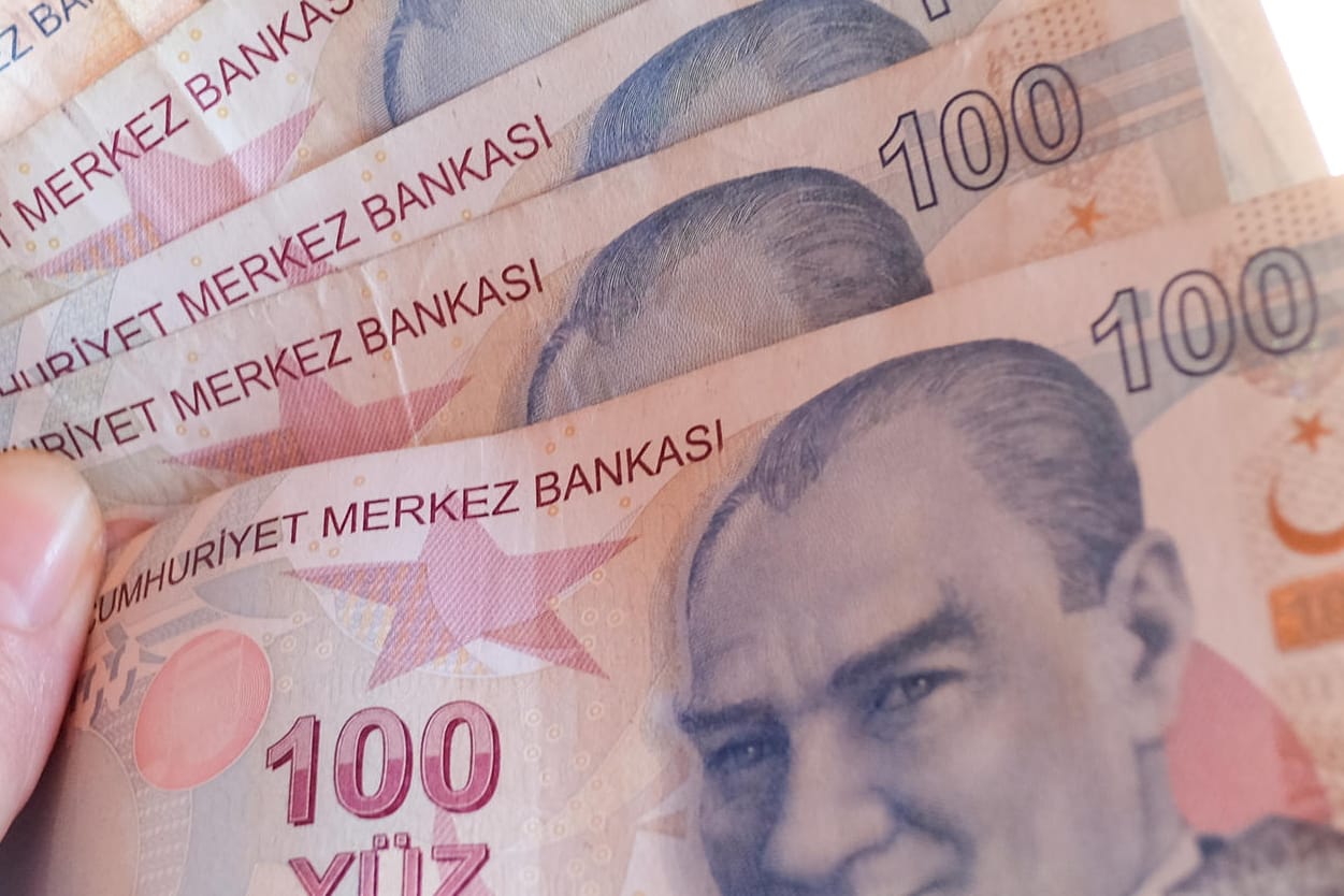 Türkische Lira: In der Türkei ist die Inflation erneut drastisch angestiegen.