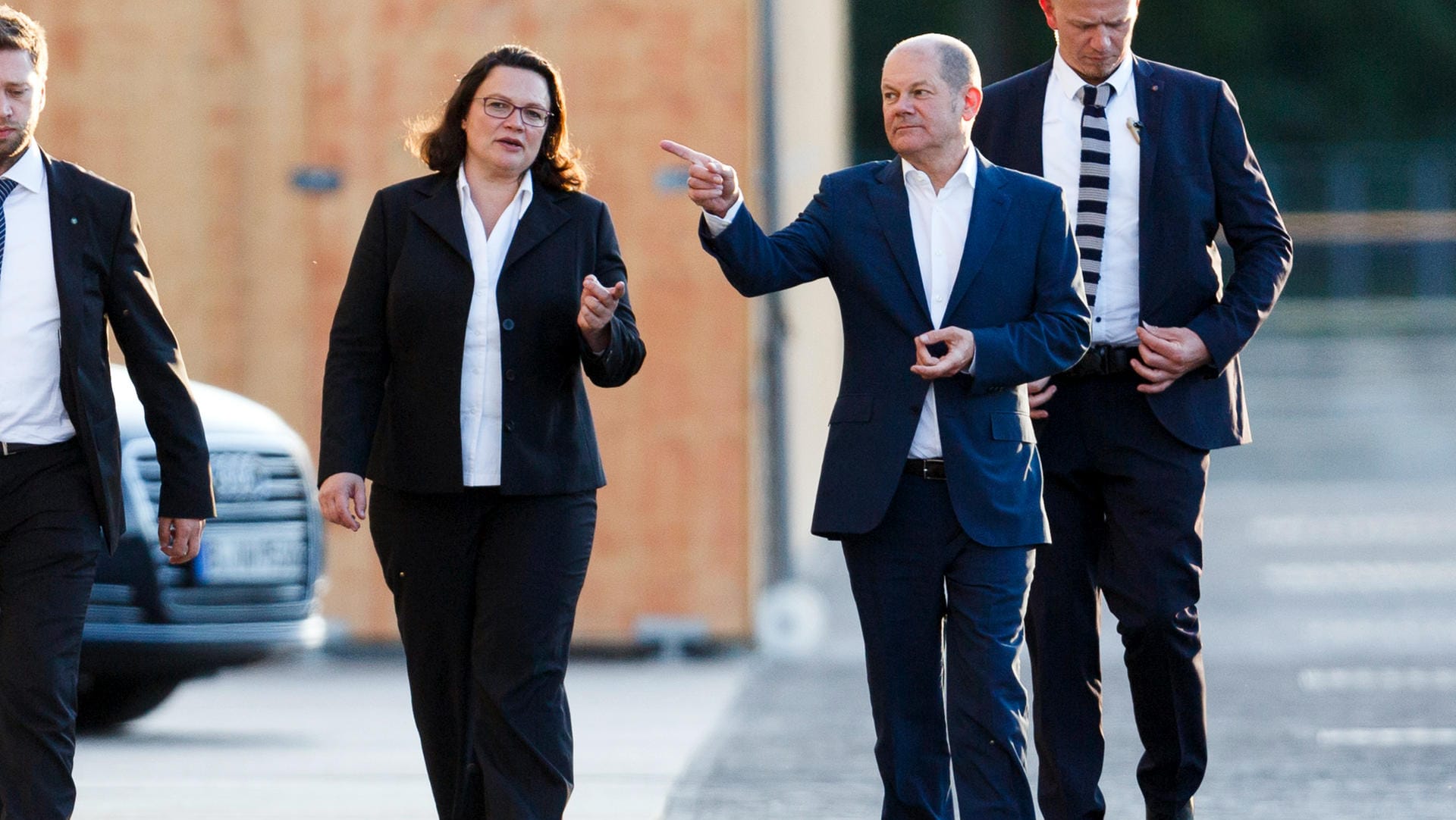 Olaf Scholz und Andrea Nahles