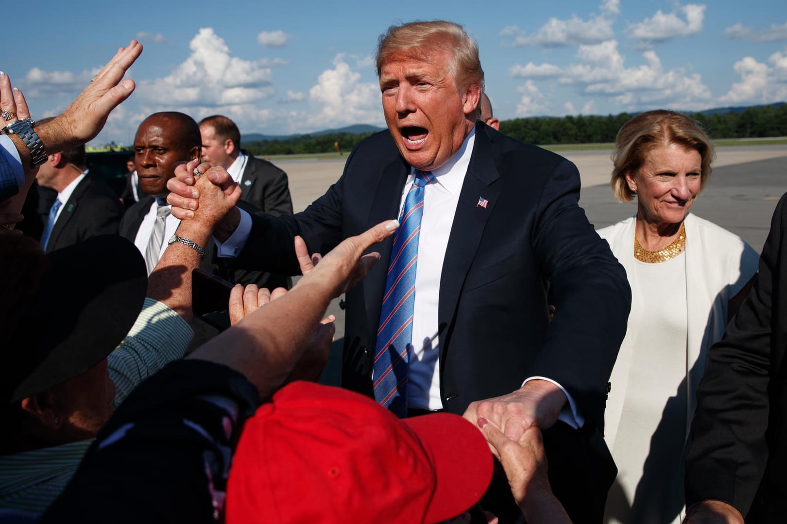 Donald Trump: Der US-Präsident hat ein separates Telefon, nur um Twitter zu bedienen.