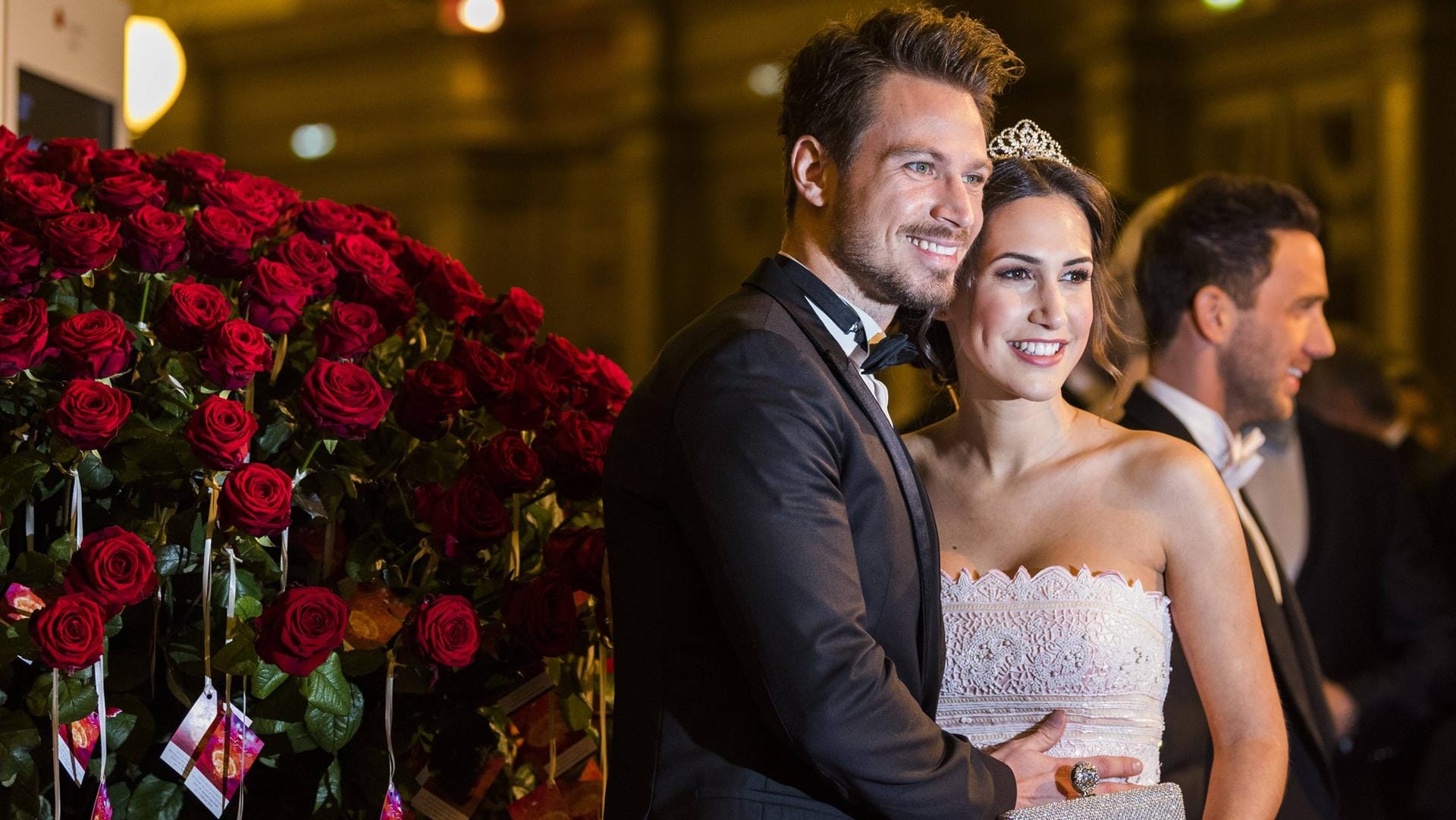 Das waren noch Zeiten: Sebastian Pannek und Clea-Lacy Juhn im Januar beim Semper Opernball in Dresden.