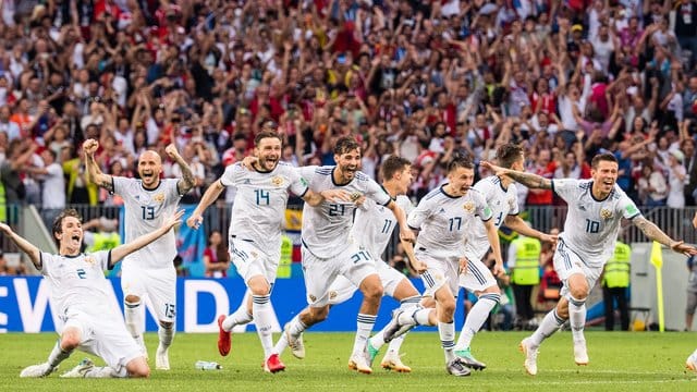 Die Russen erreichten das Viertelfinale.