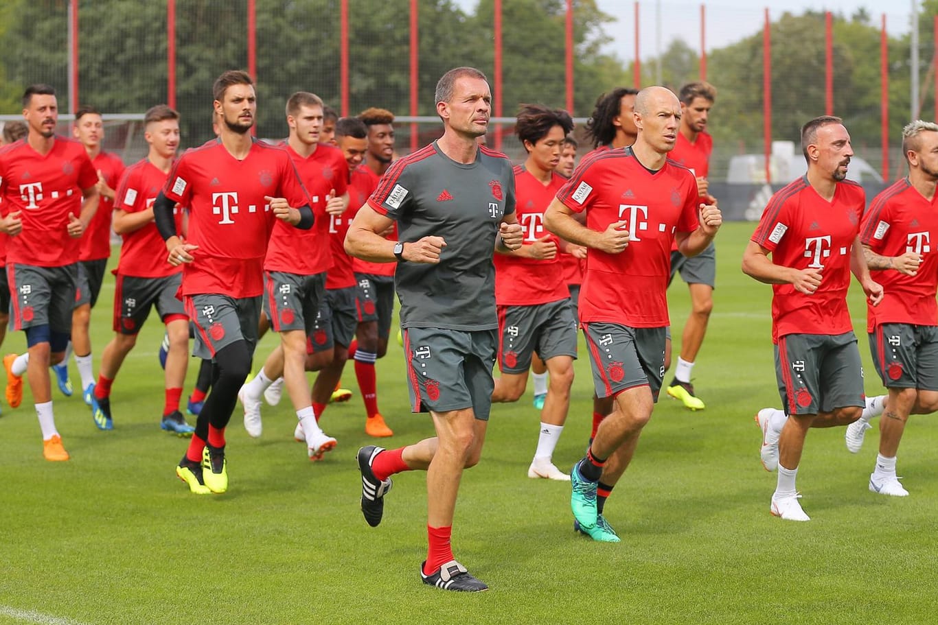 Bayern München beim Training: Der Rekordmeister startete am 2. Juli in die Saisonvorbereitung.
