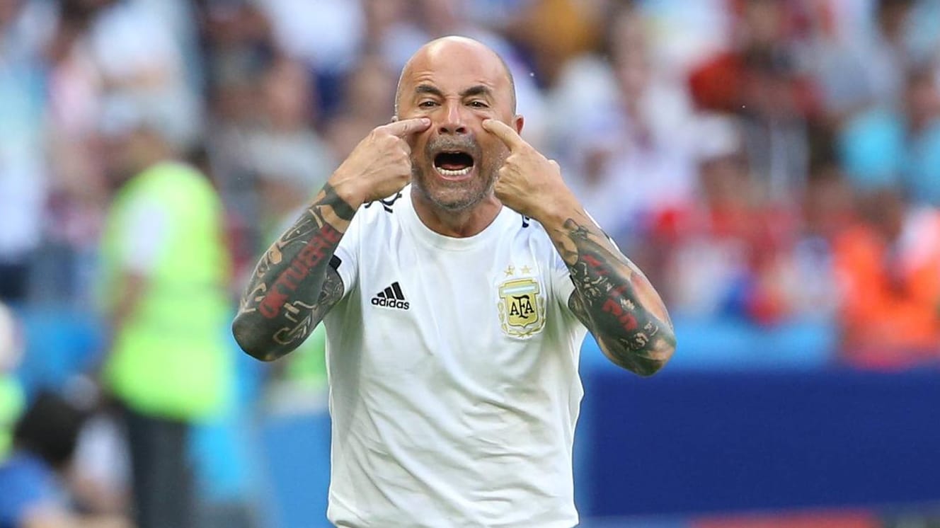 Argentiniens Nationaltrainer Jorge Sampaoli: In einer Umfrage wollten 86 Prozent der Befragten seine Absetzung.