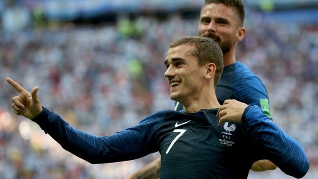 Antoine Griezmann trifft mit den Franzosen auf Uruguay.