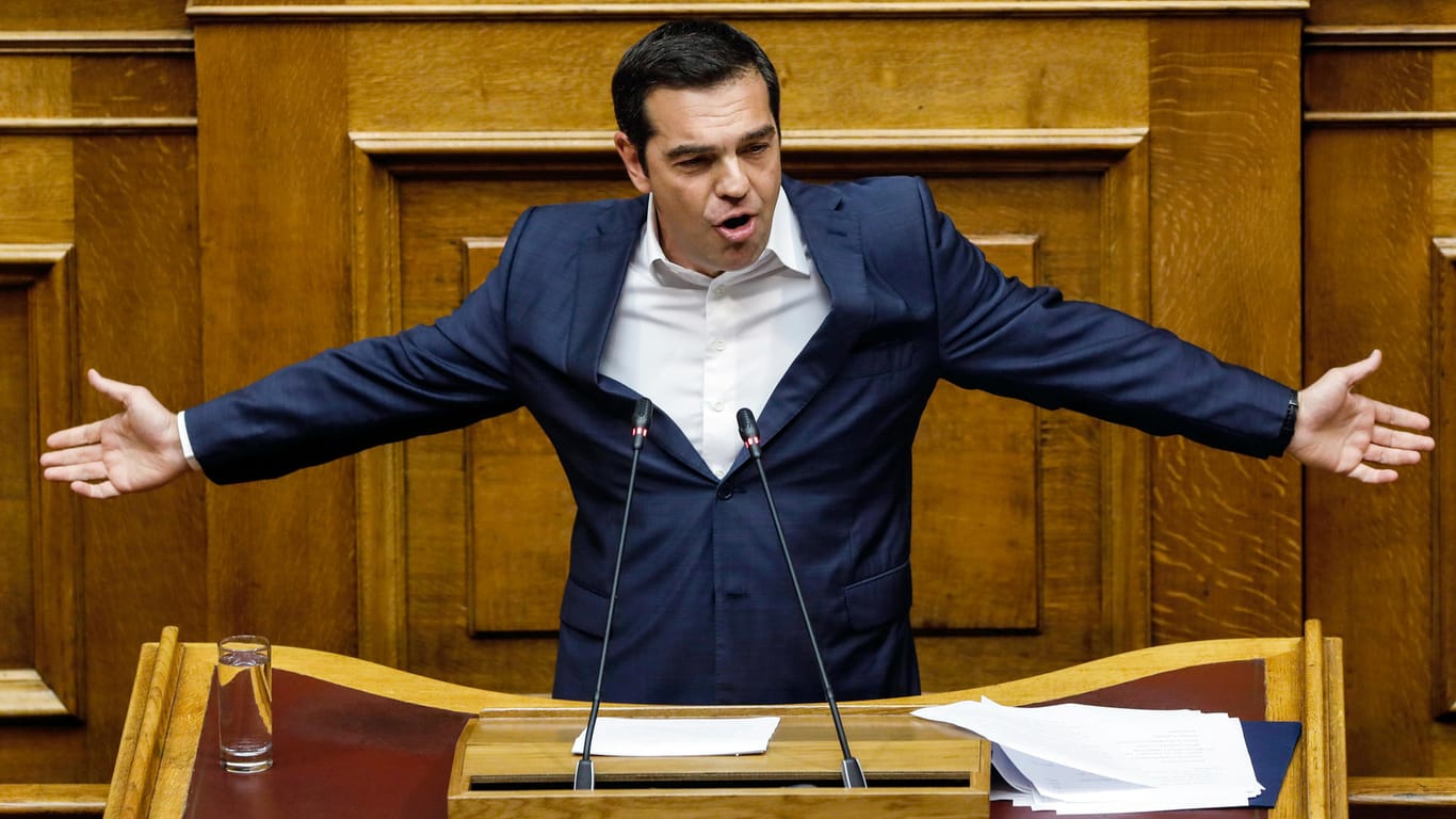 Regierungschef Alexis Tsipras: "Wir entwerfen jetzt Pläne, wie der Lebensstandard der Bürger verbessert werden kann."